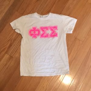 Phi sigma sigma letters T-shirt!